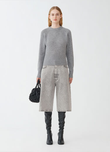 Fabiana Filippi Brushed cashmere sweater, melange rock MELANGE ROCK MAD264F052N9000000