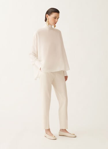 Fabiana Filippi Top in crepe de chine, bianco BIANCO TPD215F318D9030000