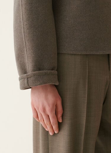 Fabiana Filippi Wool and cashmere double coat, falcon Falcon CTD226F634M3750000