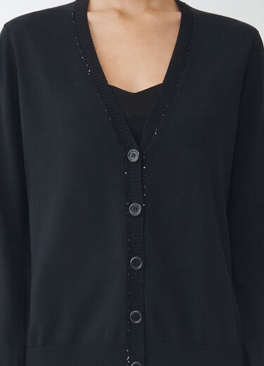 Fabiana Filippi Cardigan aus Bio-Baumwolle, Schwarz SCHWARZ MAD274F359H4960000