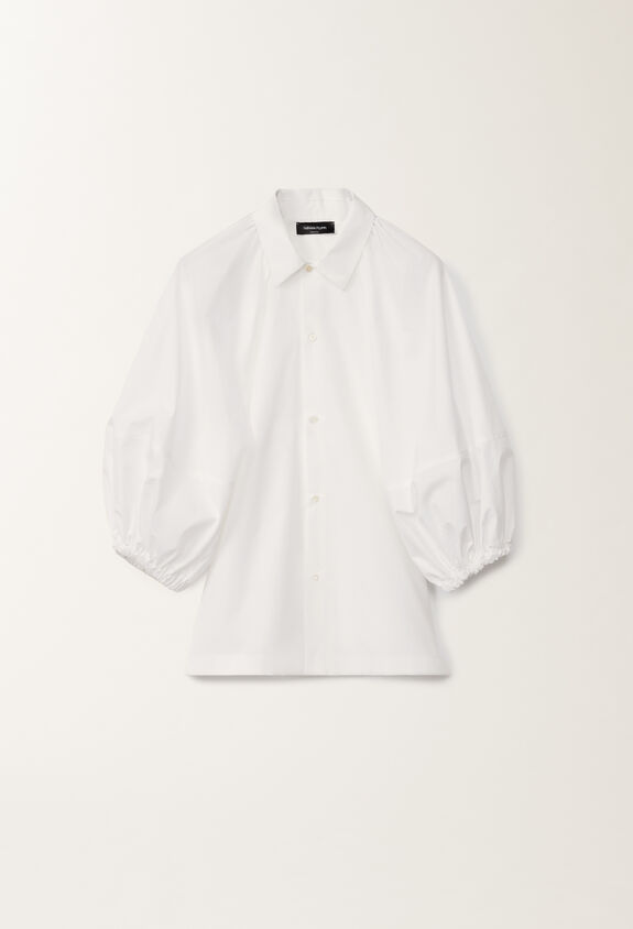 Fabiana Filippi Poplin shirt, optical white WHITE CAD275F756D6500000