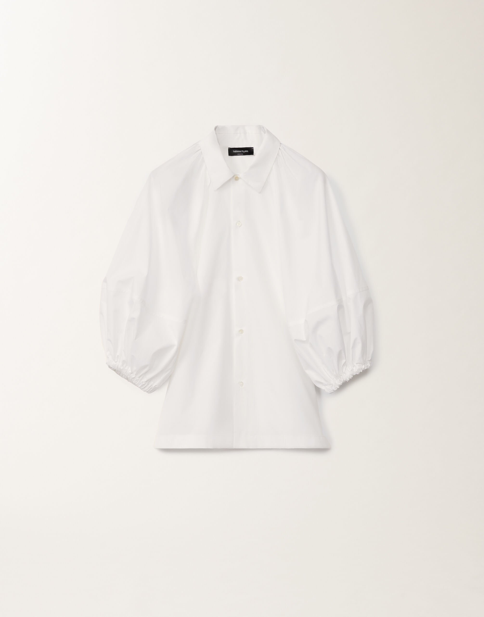 Fabiana Filippi Popelinebluse, optisches Weiß WEISS CAD275F756D6500000