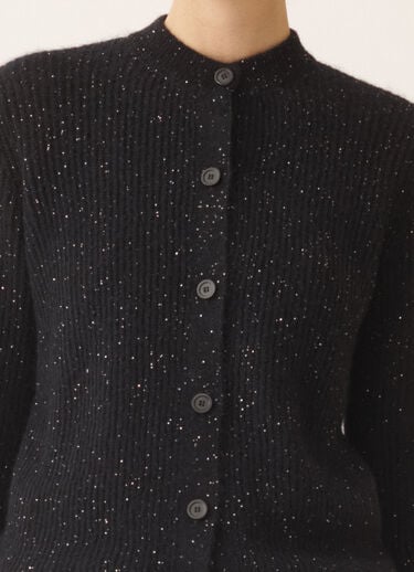 Fabiana Filippi Mohair cardigan with sequins, midnight blue Blue MAD266F129L7390000