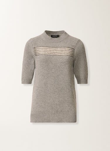 Fabiana Filippi Sweater in Platinum, rock Gray MAD266F490L8990000