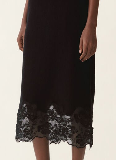Fabiana Filippi Platinum kimono dress, black Black ABD226F568M4460000