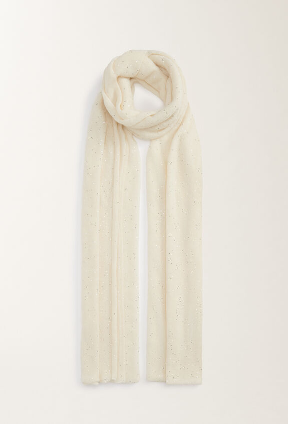 Fabiana Filippi Mohair stole, putty WHITE SAD265A814D8170000