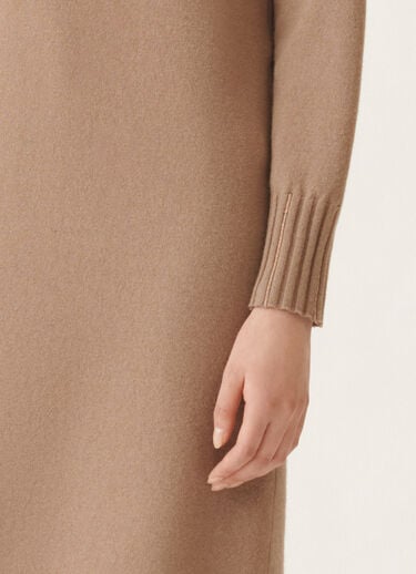 Fabiana Filippi Kleid in Platin, Rinde Braun ABD225F588L5170000