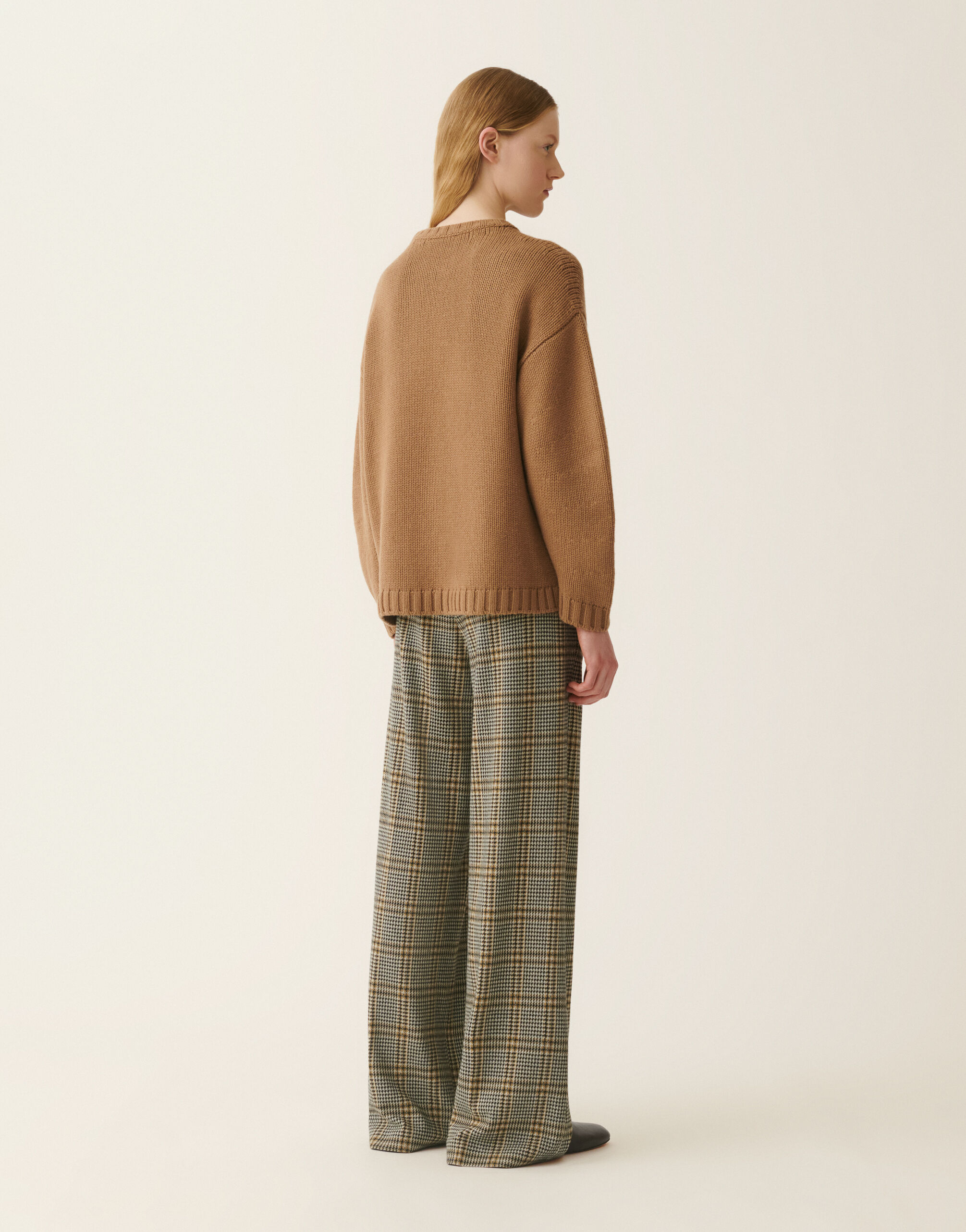 Platinum-Pullover mit Rundhalsausschnitt, Bast Fabiana Filippi Platinum-Pullover mit Rundhalsausschnitt, Bast Bast MAD226F016N1280000