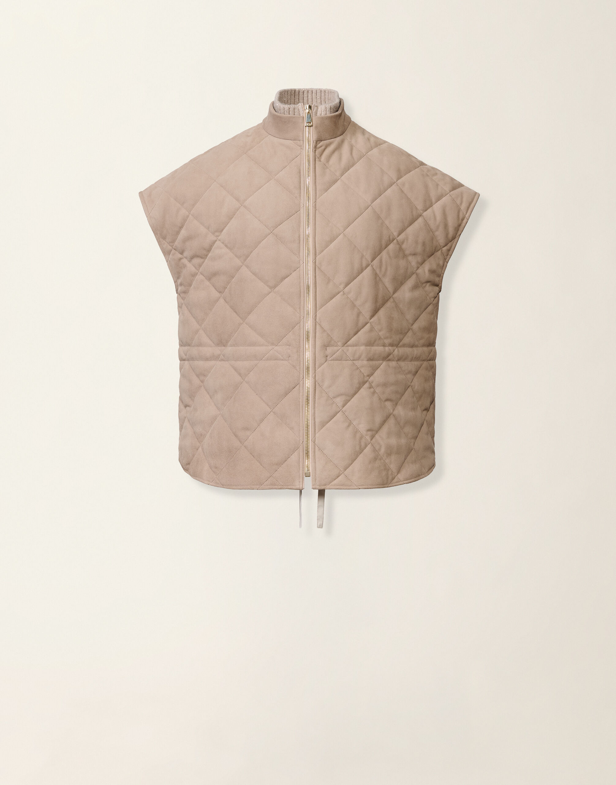 Fabiana Filippi Cape en daim avec matelassage, cachà Cachà PLD216F224M3520000