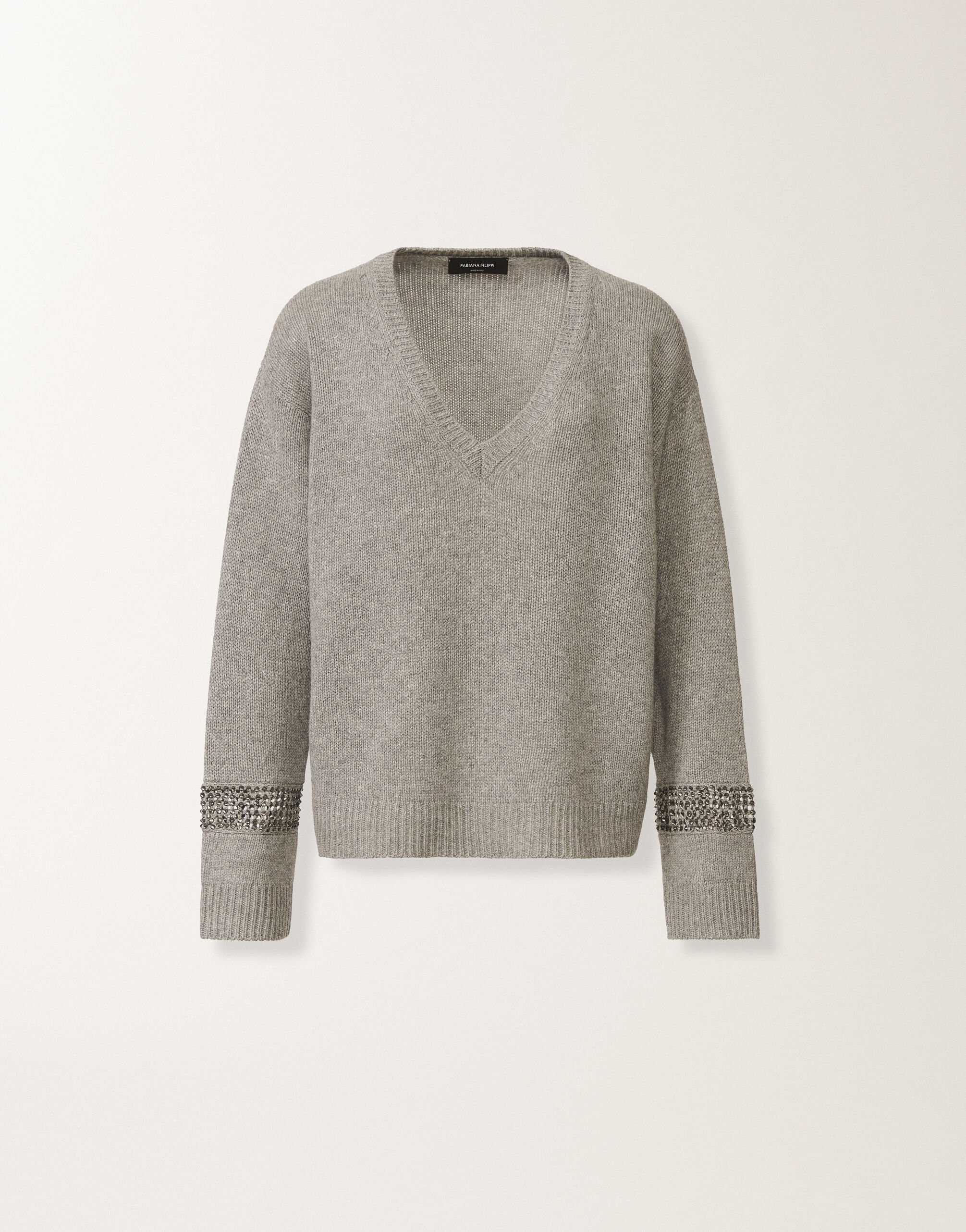 Fabiana Filippi Sweater in Platinum, rock Gray MAD266F056L8990000