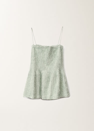Fabiana Filippi Fil coupé knitted top, aqua green AQUAGREEN MAD275F536L3950000