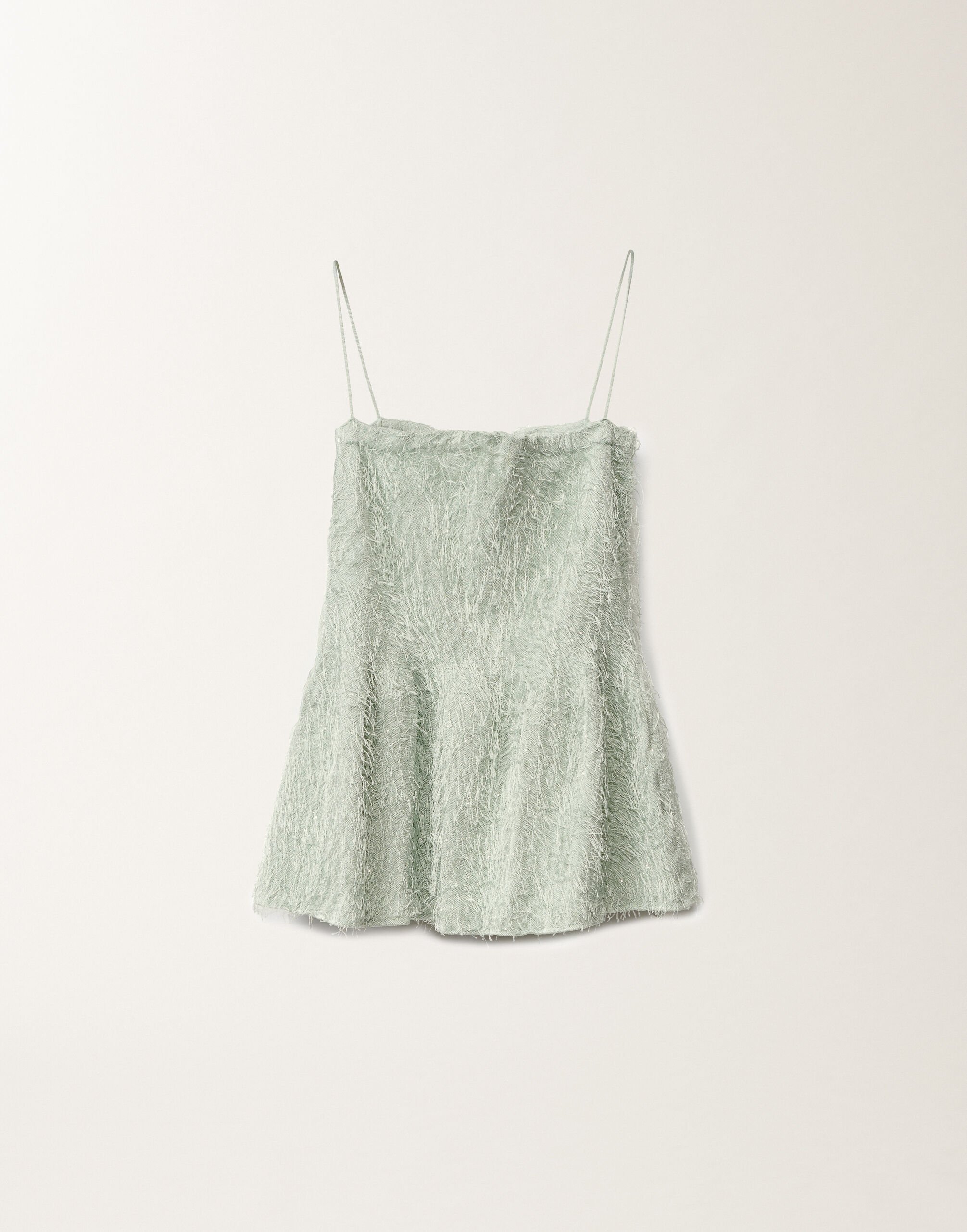 Fabiana Filippi Fil coupé knitted top, aqua green AQUAGREEN MAD275F536L3950000