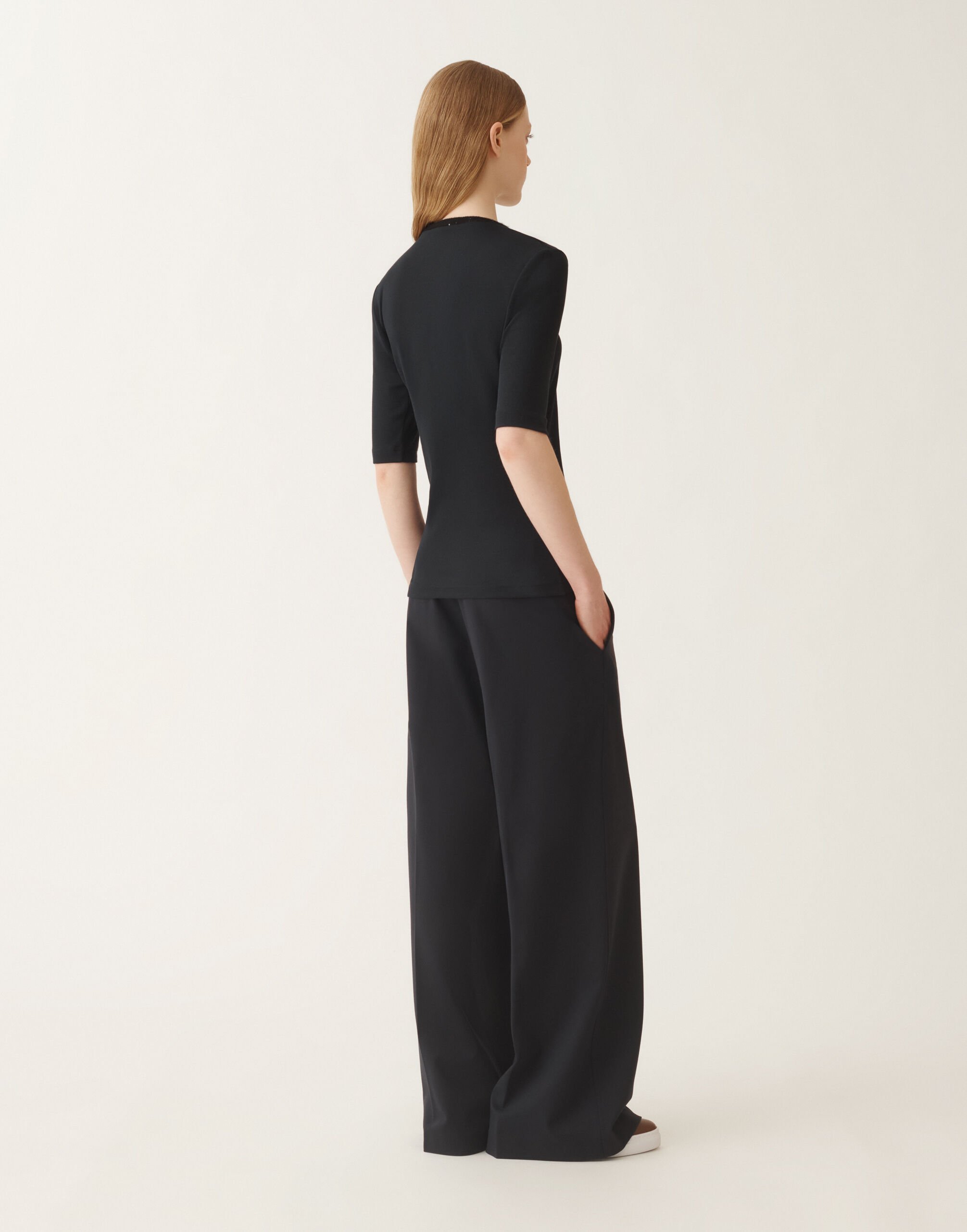 Fabiana Filippi T-shirt en jersey, bleu nuit BLEU JED215F129L5810000