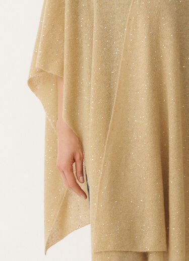 Fabiana Filippi Capa abierta de mohair, oro AMARILLO SAD265A811D8170000
