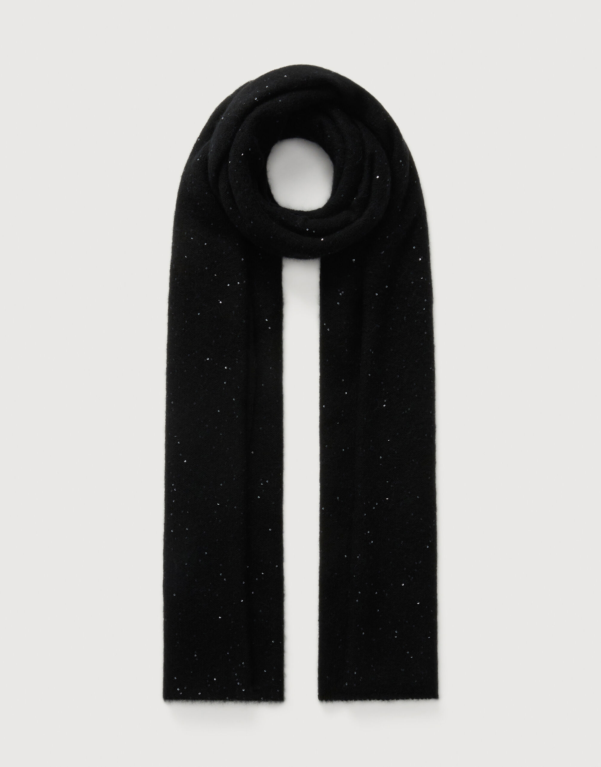 Large black cashmere scarf hotsell