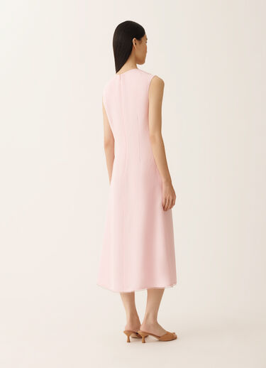 Fabiana Filippi Fluid dress in linen and viscose, petal pink PETAL PINK ABD276F620M1480000
