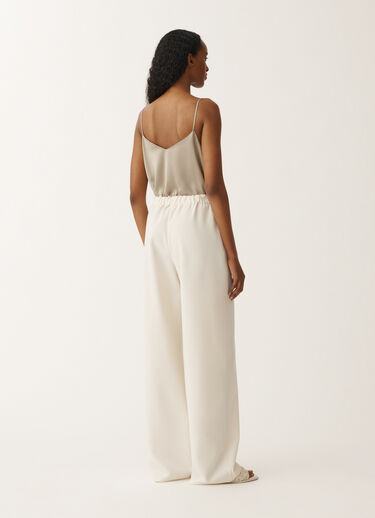 Fabiana Filippi Trevi techno tailoring trousers, butter WHITE PAD265F310D8070000
