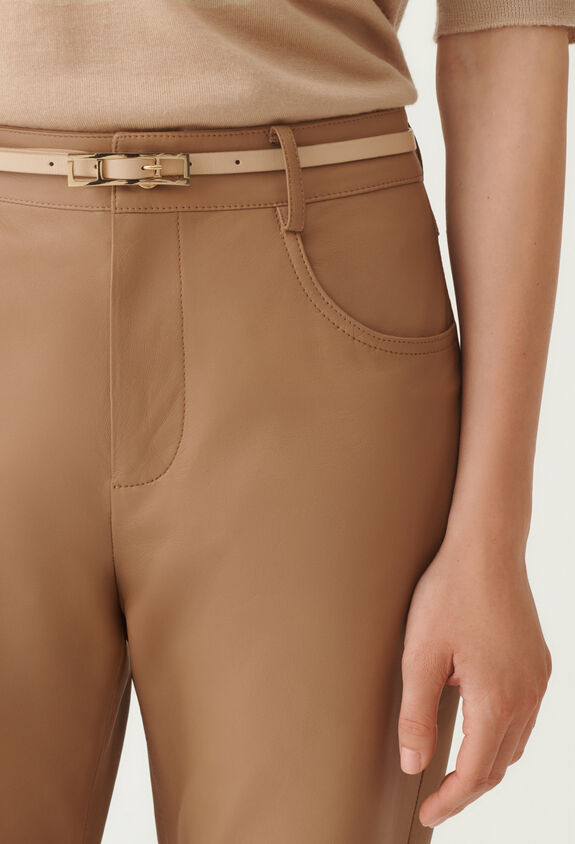 Fabiana Filippi Calfskin belt, rope BEIGE AAD215A037L8030000
