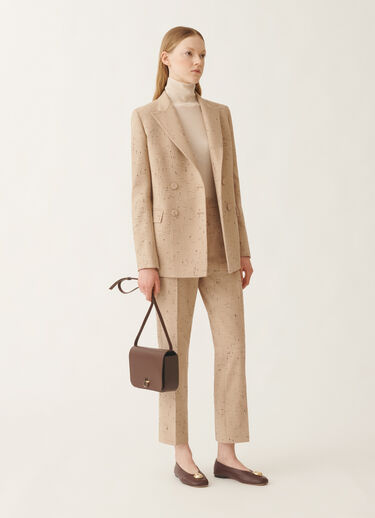 Fabiana Filippi Montefalco buttoned tailoring trousers, maple BEIGE PAD215F326D8920000