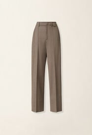 Fabiana Filippi Cool wool trousers, falcon Falcon PAD226F717M3860000