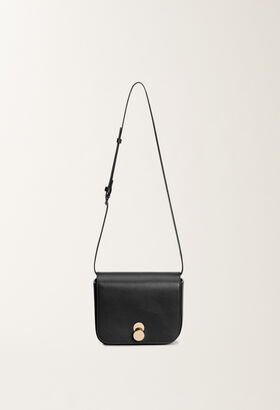 Fabiana Filippi Bolso messenger mini de piel, rojo NEGRO BGD214A864I9720000