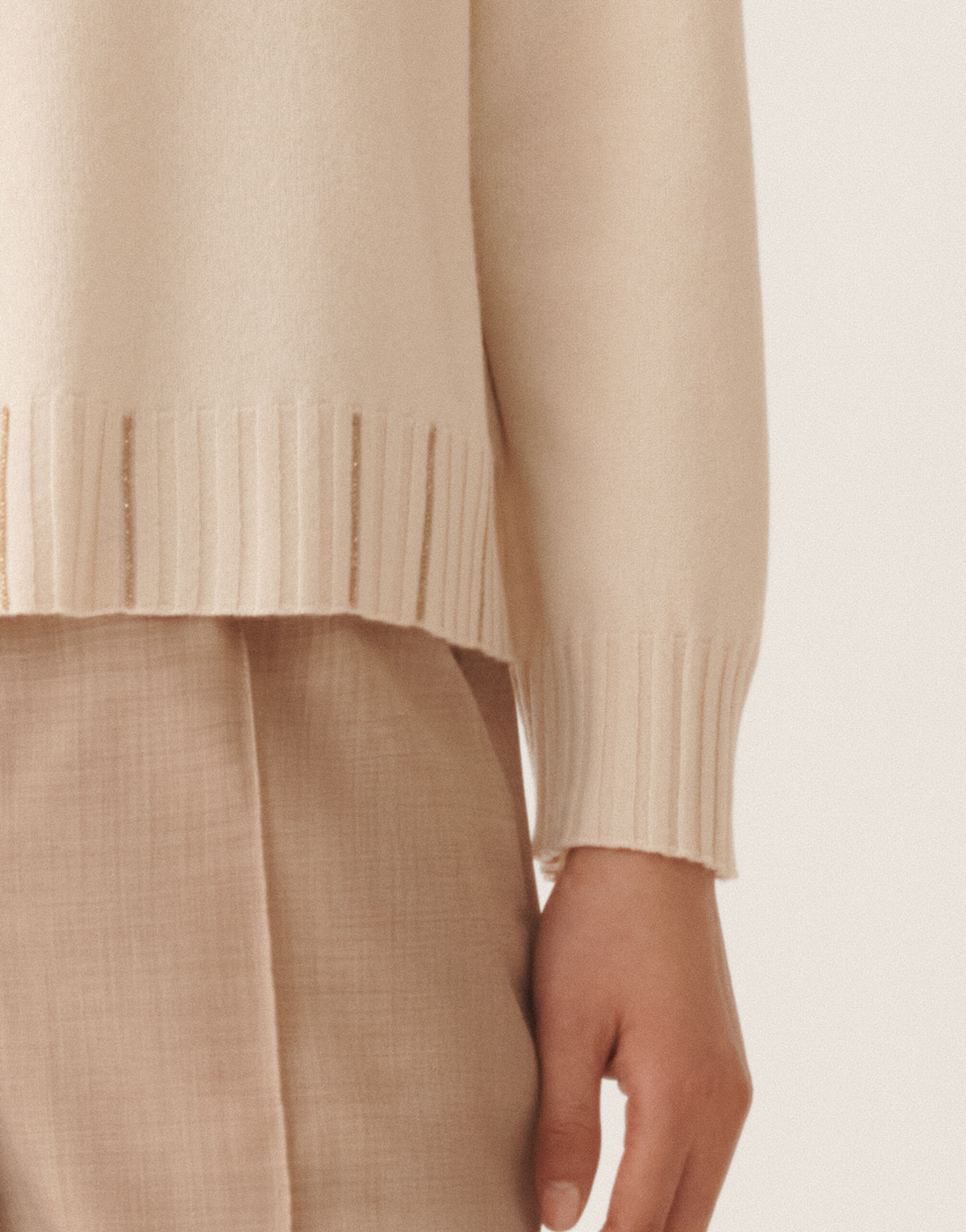 Fabiana Filippi Pullover aus Platinum, Wattiert Rosa MAD215F015L5170000