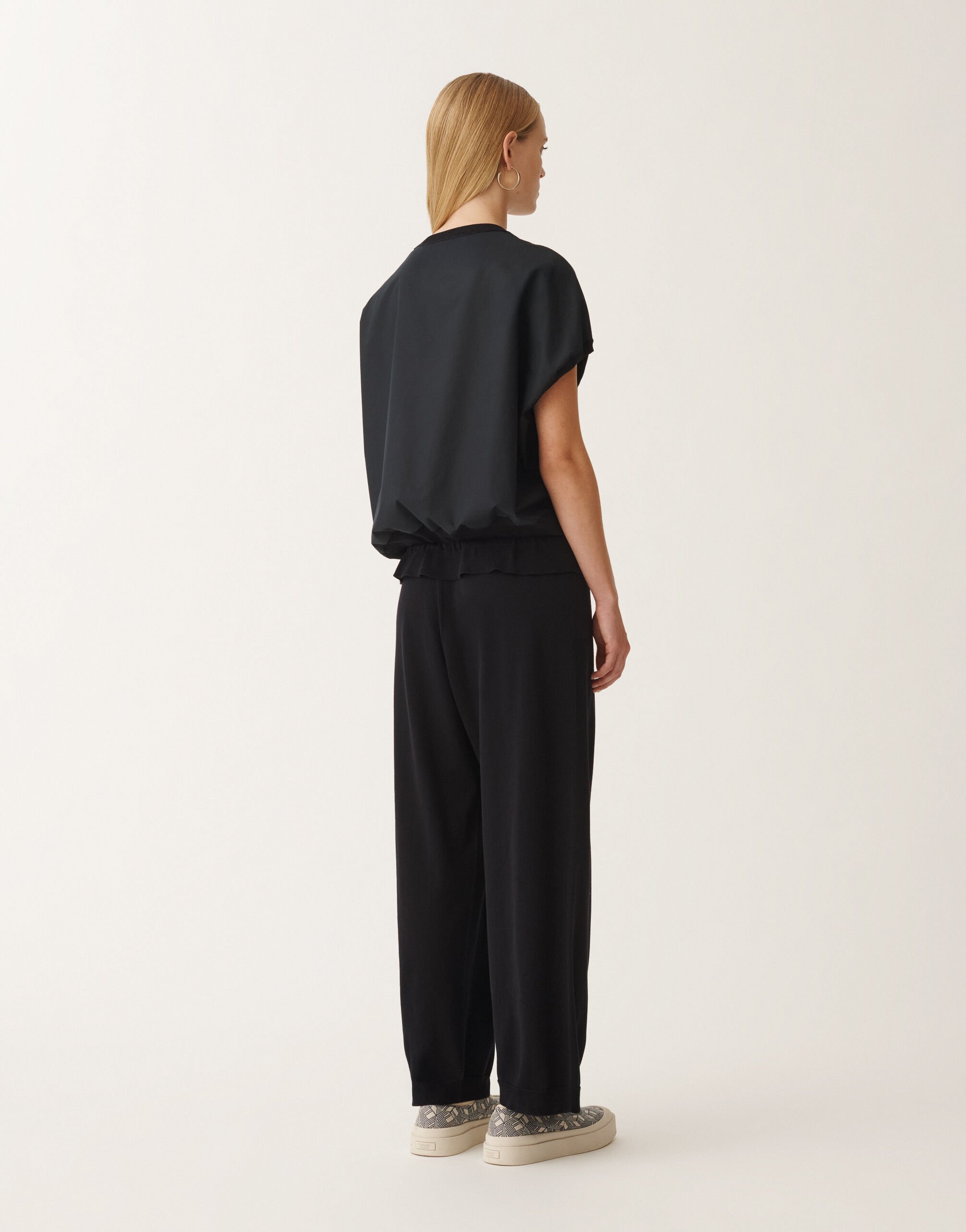 Fabiana Filippi Organic cotton sweater, midnight blue BLUE MAD275F549L3990000