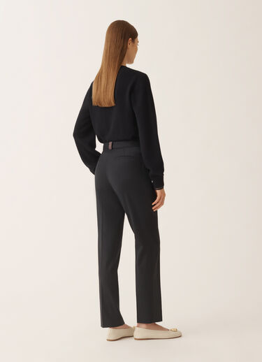 Fabiana Filippi Pantalones Montefalco en franela, azul medianoche Azul PAD225F326L6640000