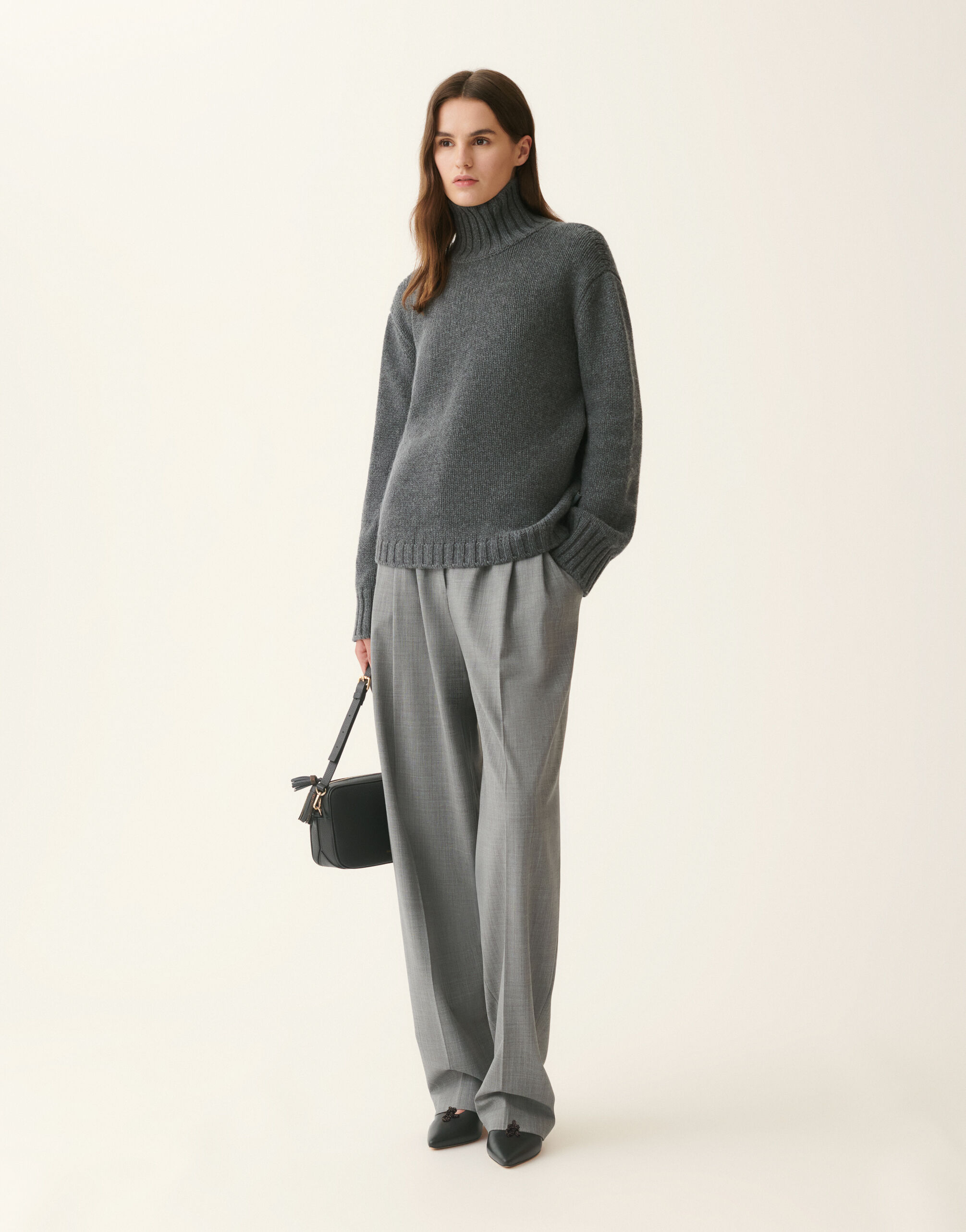 Platinum-Pullover, Anthrazit Fabiana Filippi Platinum-Pullover, Anthrazit Anthrazit MAD226F443M2810000