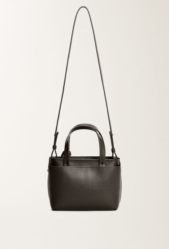 Fabiana Filippi Medium grained leather handbag, black BLACK BGD215A861L8040000