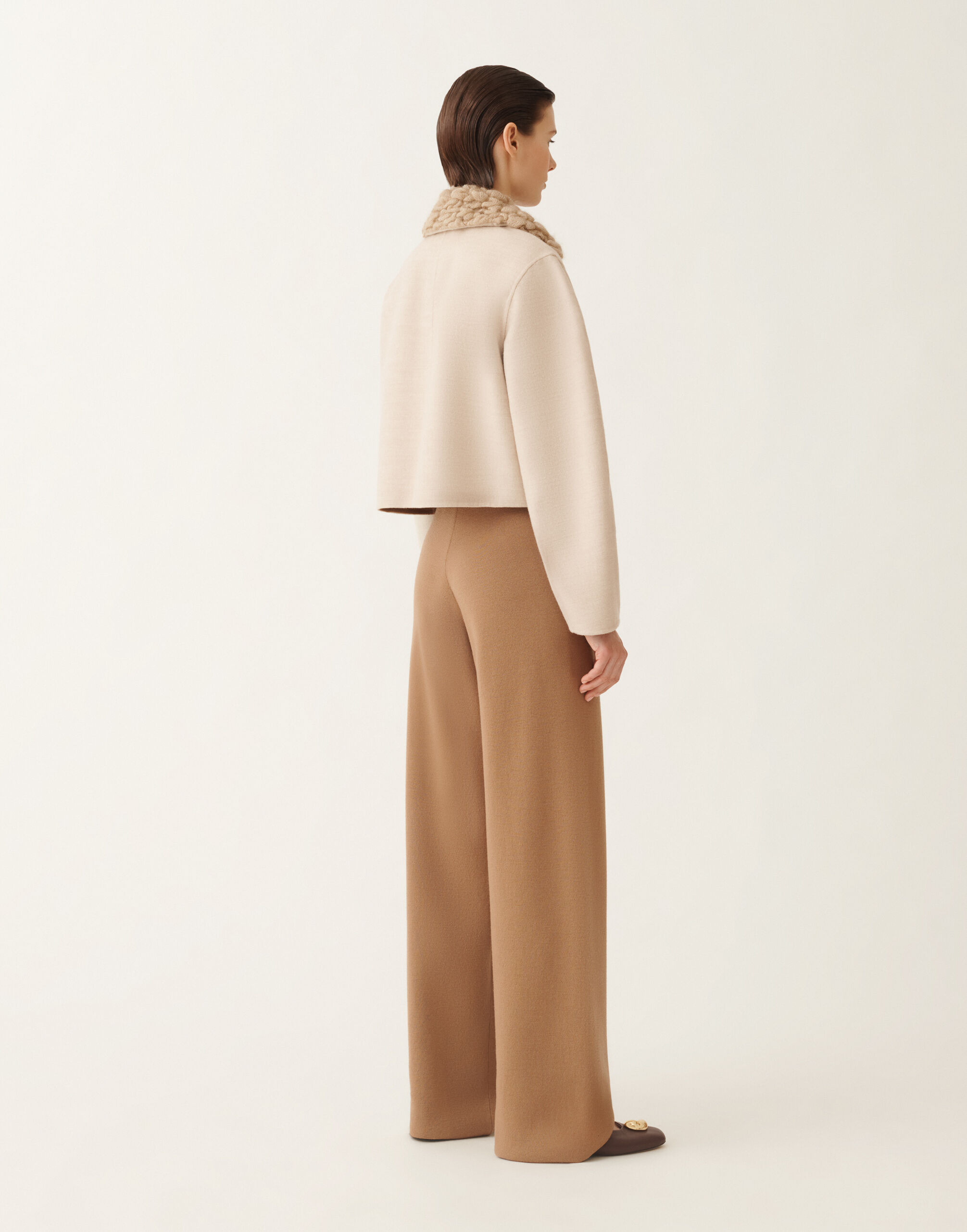 [FABIANA FILIPPI] ダブルウール&カシミヤコート FABIANA FILIPPI】 【ウールカシミヤPコート風ショートコート