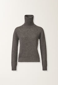 Fabiana Filippi Cashmere turtleneck sweater, onyx Grey MAD225F460N9000000