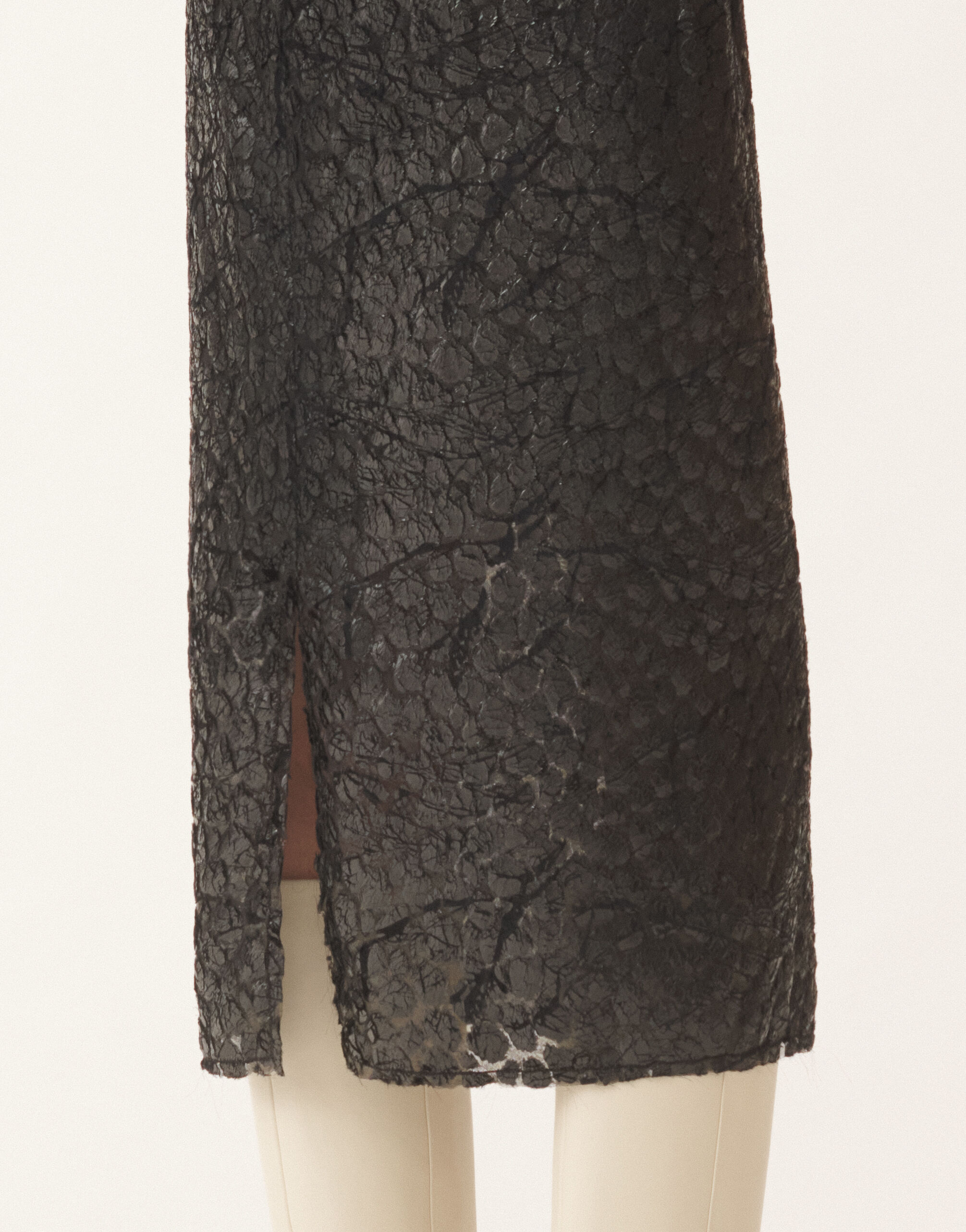 Fabiana Filippi Devoré-Samtrock, schwarz Schwarz GND225F417D9050000