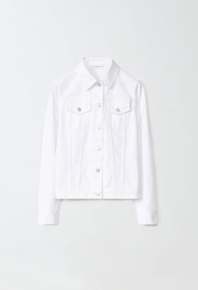 Fabiana Filippi Denim jacket, white BLUE CTD275F255L3690000
