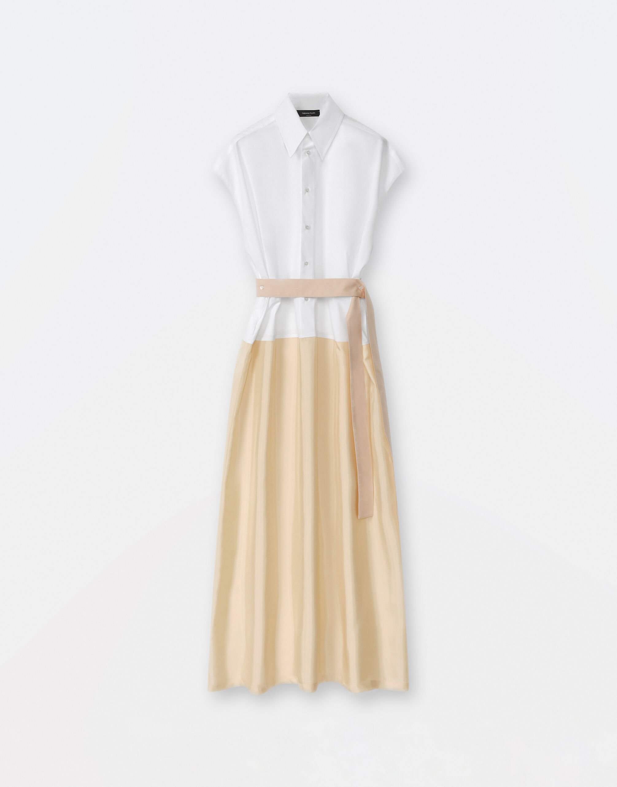 Robe chemise en popeline outlet