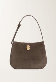 Fabiana Filippi Hobo Eclissi piccola in camoscio, fumo Grigio BGD225A858L8070000