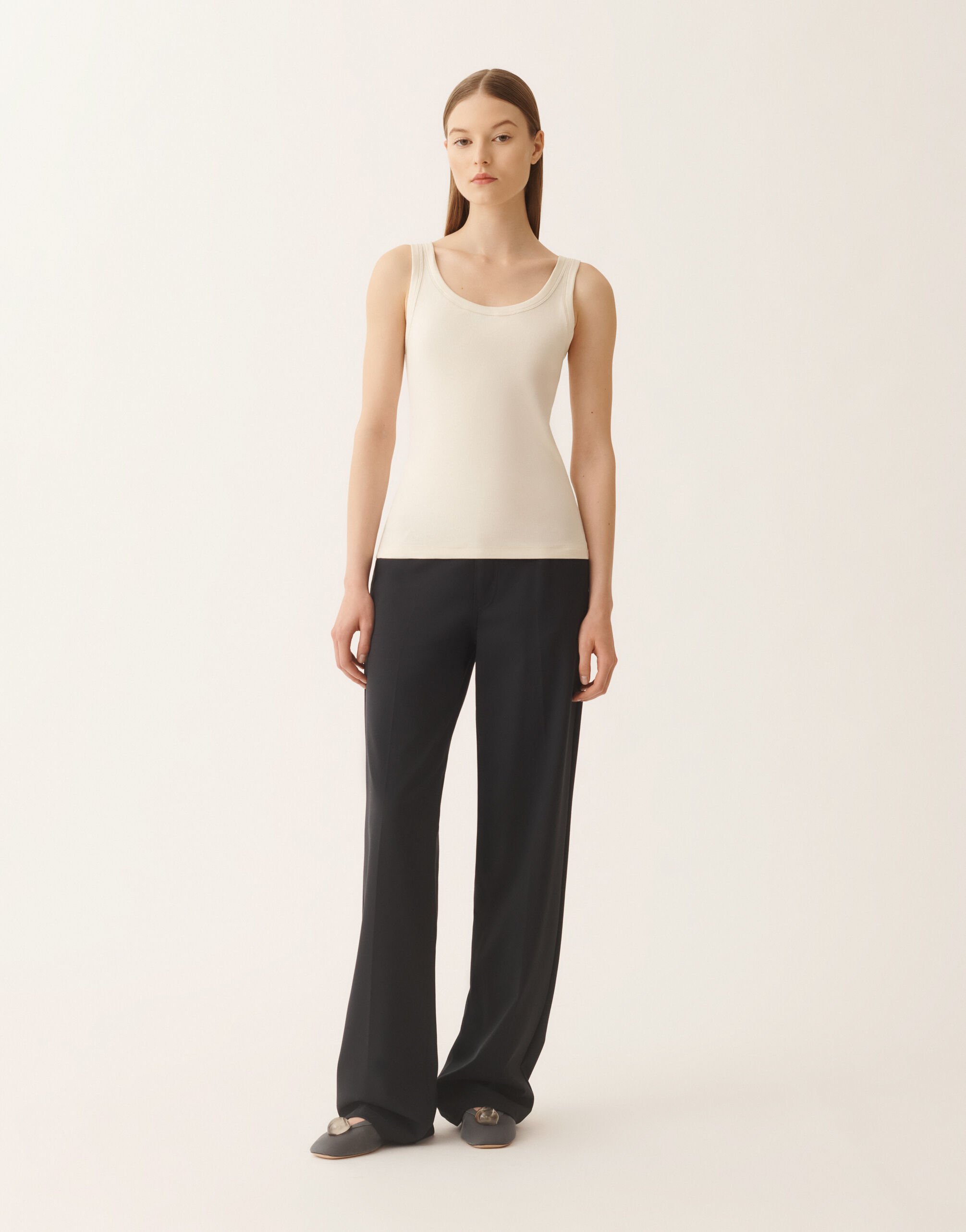 Fabiana Filippi Jersey-Top, Butterfarbe Butter JED266F602L8960000