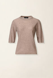 Fabiana Filippi Pullover aus Wolle mit Pailletten, mocha Mocha MAD216F092D7220000