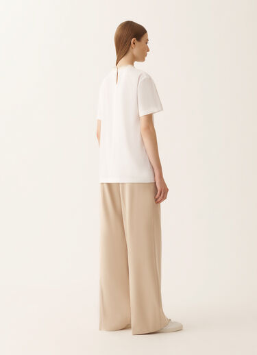 Fabiana Filippi T-Shirt aus Jersey, optisches Weiß Weiß JED266F133L9200000