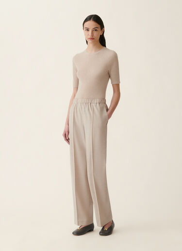 Gubbio trousers in bistretch cool wool, cachà Fabiana Filippi Gubbio trousers in bistretch cool wool, cachà Cachà PAD216F322M2760000
