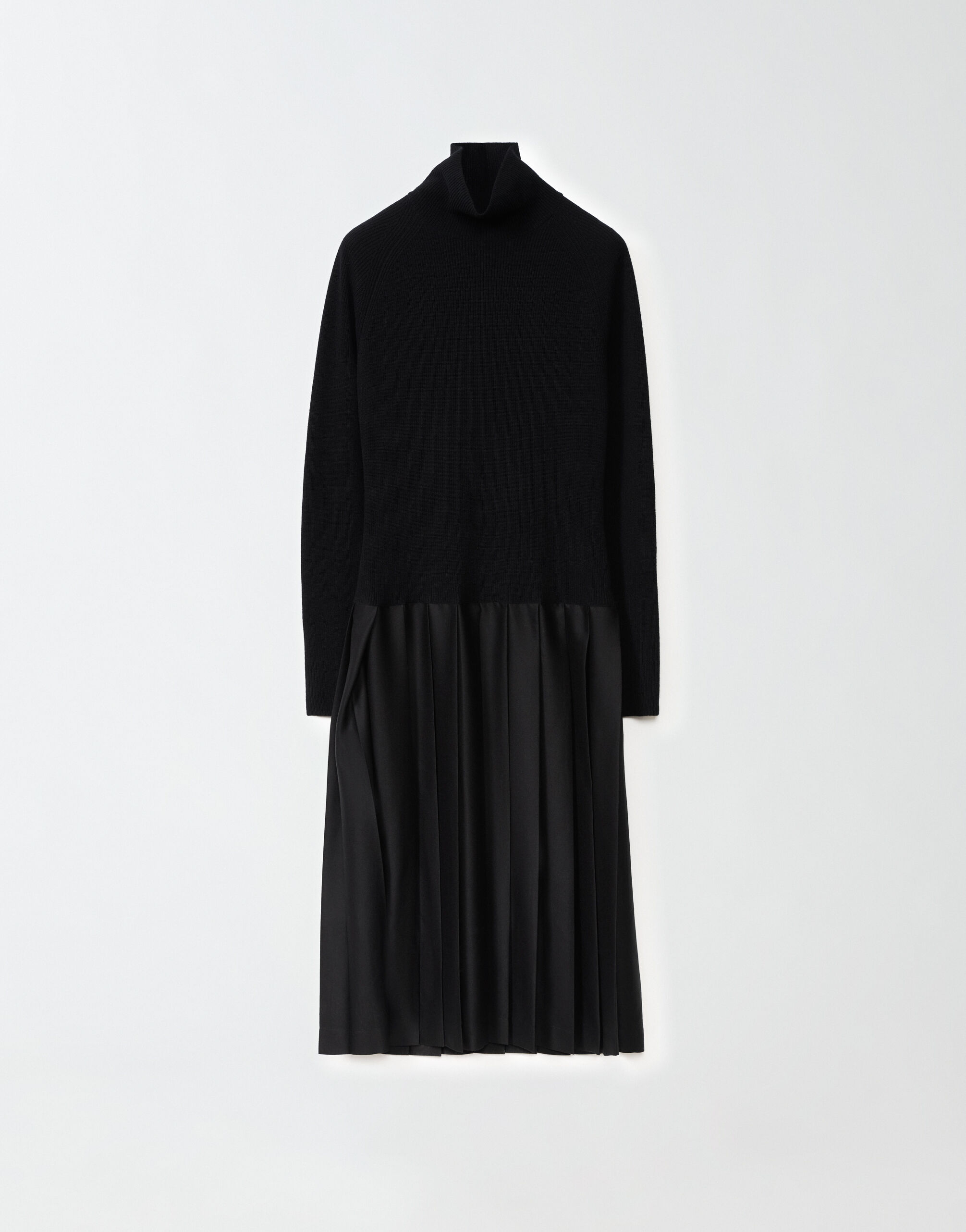 Black flannel skirt top