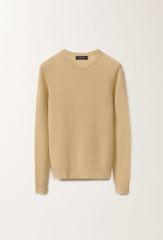 Fabiana Filippi Pullover aus aufgerautem Kaschmir, gold GELB MAD265F031N9000000
