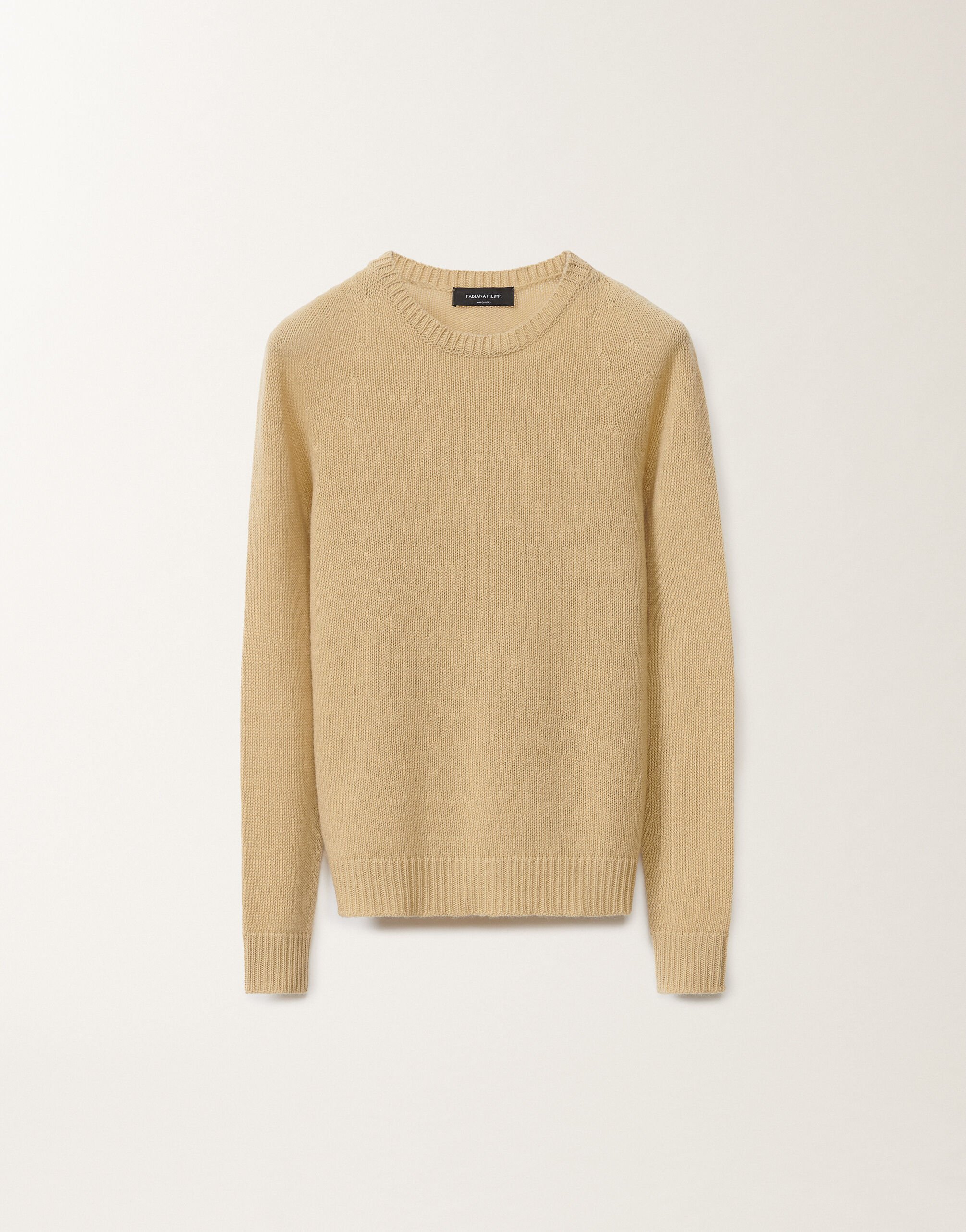 Fabiana Filippi Pullover aus aufgerautem Kaschmir, gold GELB MAD265F031N9000000