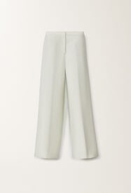 Fabiana Filippi Hose aus Baumwolle und Mikado-Seide, wassergrün WASSERGRÜN PAD275F307D7870000