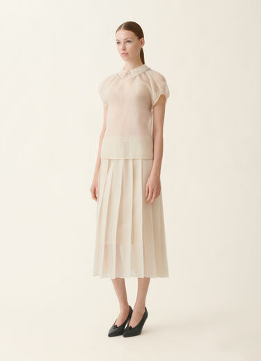 Top en organza, beurre Fabiana Filippi Top en organza, beurre Beurre TPD216F353M3210000