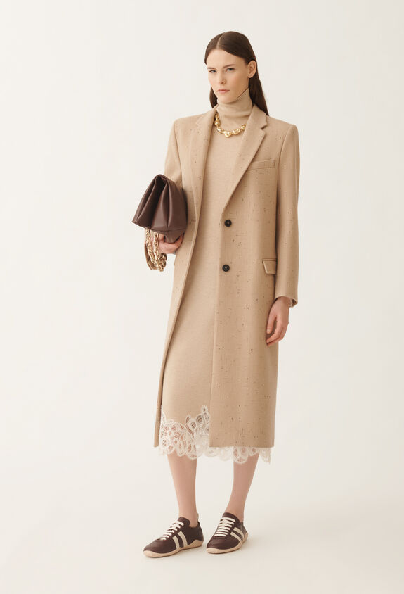 Fabiana Filippi Buttoned coat, maple BEIGE CTD215F234L5990000