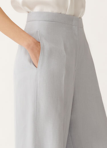 Fabiana Filippi Linen and viscose trousers, mauve LAVENDER PAD275F307D5440000