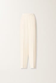 Crepe de chine pants, butter Fabiana Filippi Crepe de chine pants, butter BUTTER PAD276F336M1870000