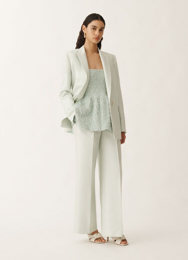 Fabiana Filippi Fil coupé knitted top, aqua green AQUAGREEN MAD275F536L3950000