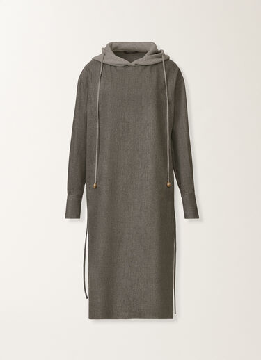 Fabiana Filippi Dress in flannel, rock Grey ABD225F599L6750000